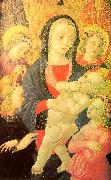 Castello Nativity, Master of the The Virgin Child Surrounded by Four Angels oil painting artist